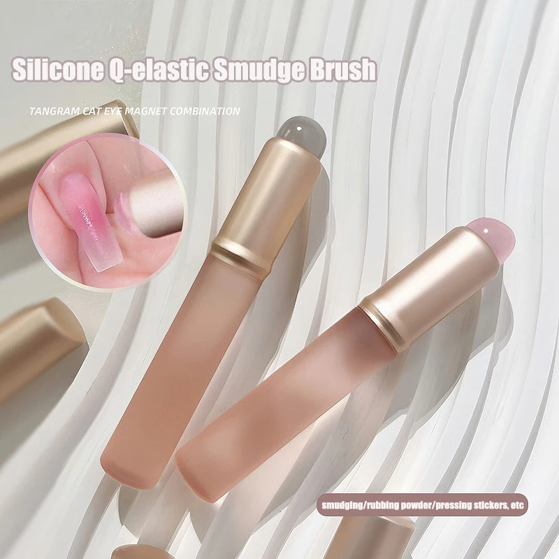 Kuas Silikon Seni Kuku Merah M - Contour Palette Stick ulasan dan harga