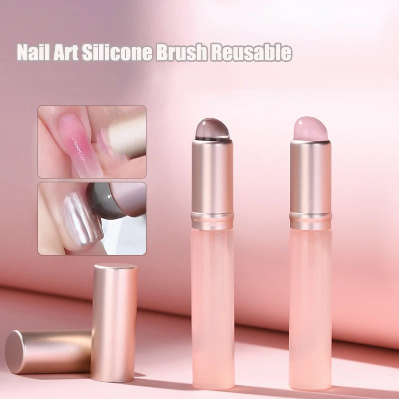 Kuas Silikon Seni Kuku Merah M - Contour Palette Stick ulasan dan harga